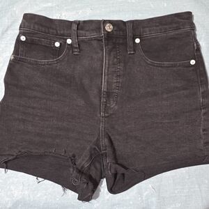 Madewell Black Jean Shorts Size 26 F682